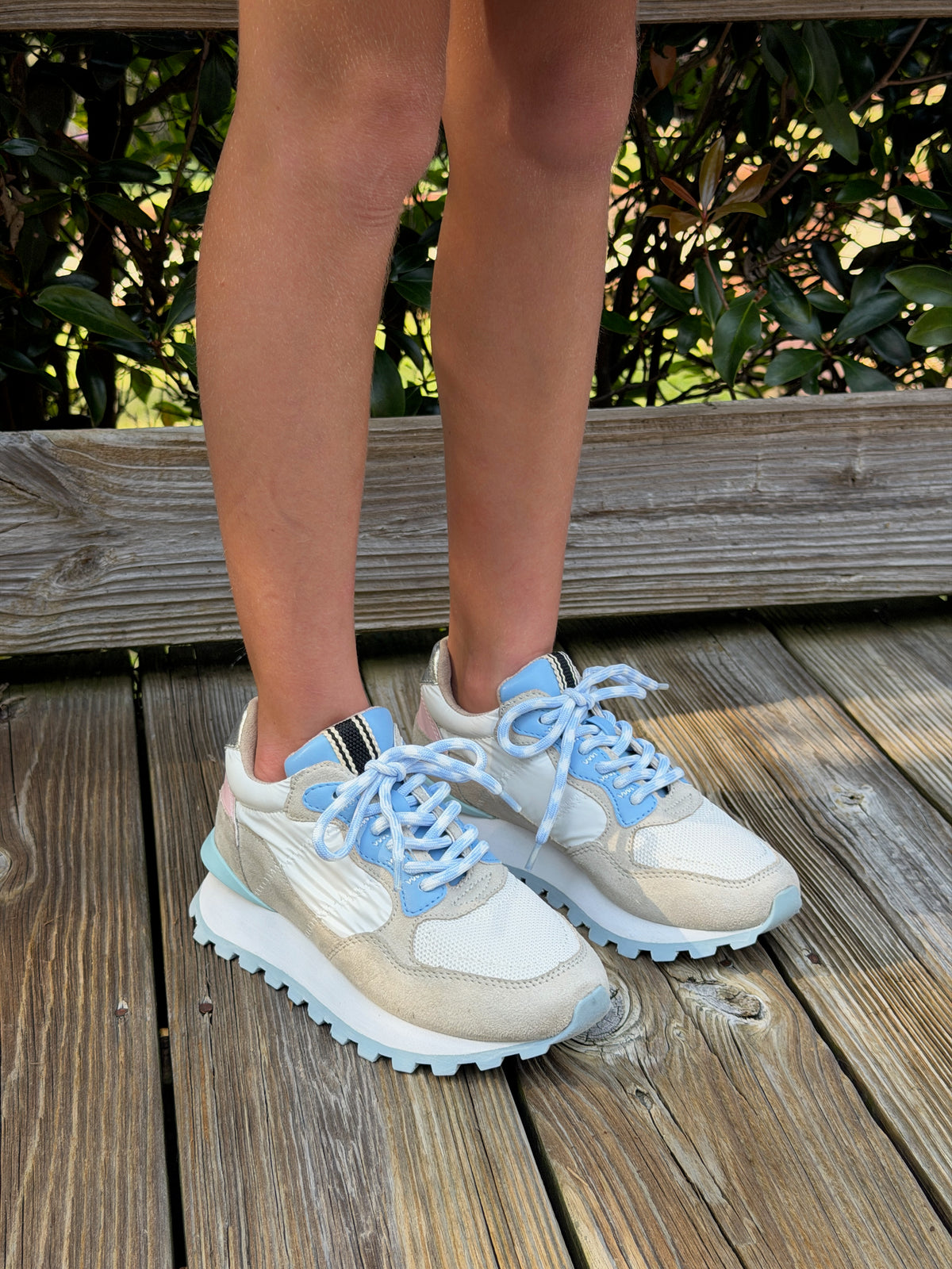 Popo of Color Sneakers - Baby Blue