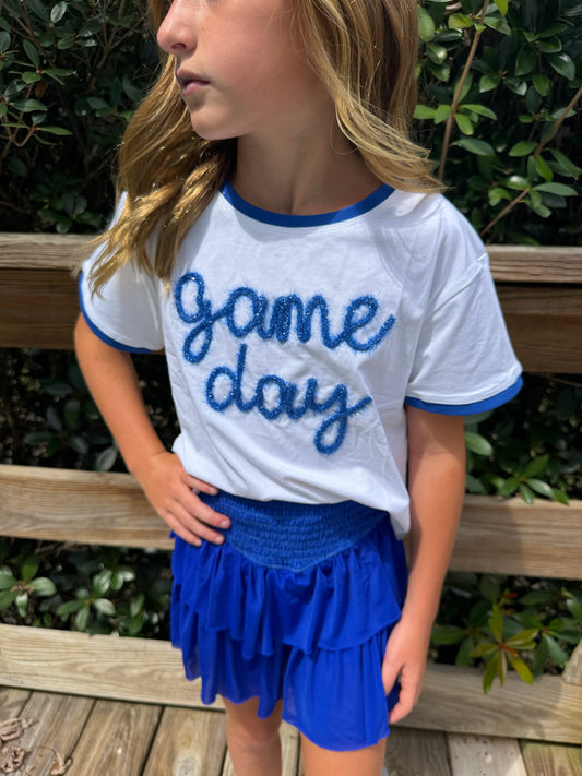 Blue Tinsel Game Day Tee