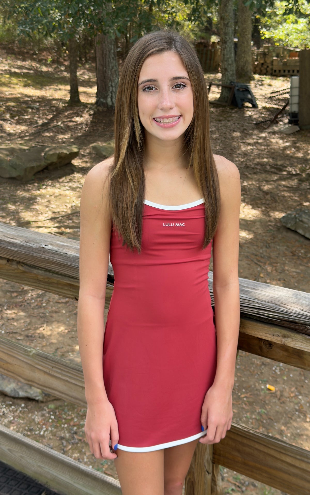 Lulu Mac Crimson Athletic Dress