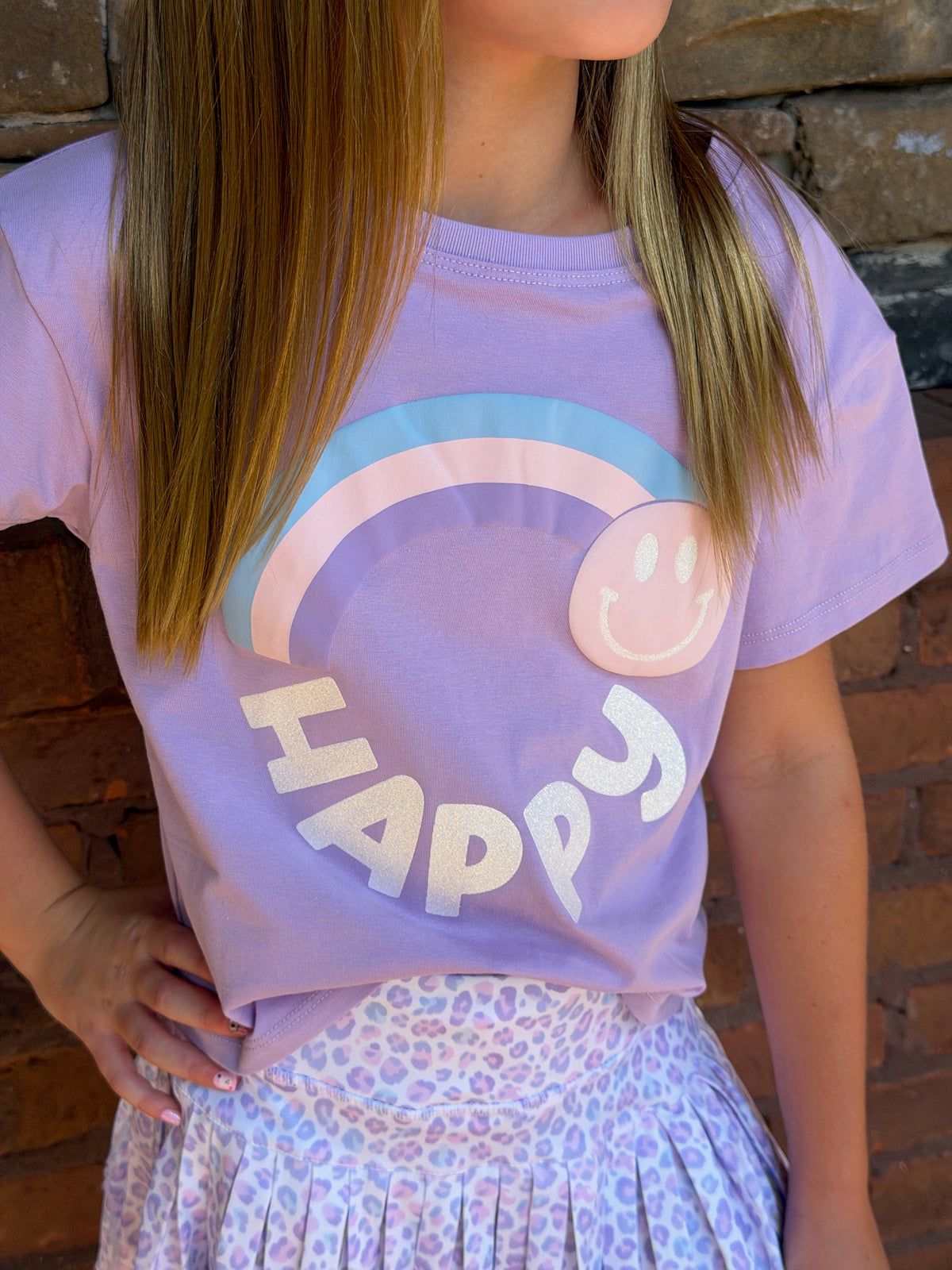 Glitter Happy Tee